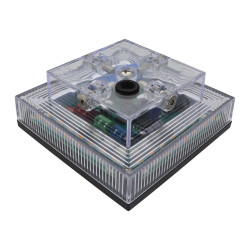 LED lampa SEMAFOR, 12V/24V na stĺpik 80x80/100x100mm LED lampa SEMAFOR, 12V/24V na stĺpik 80x80/100x100mm